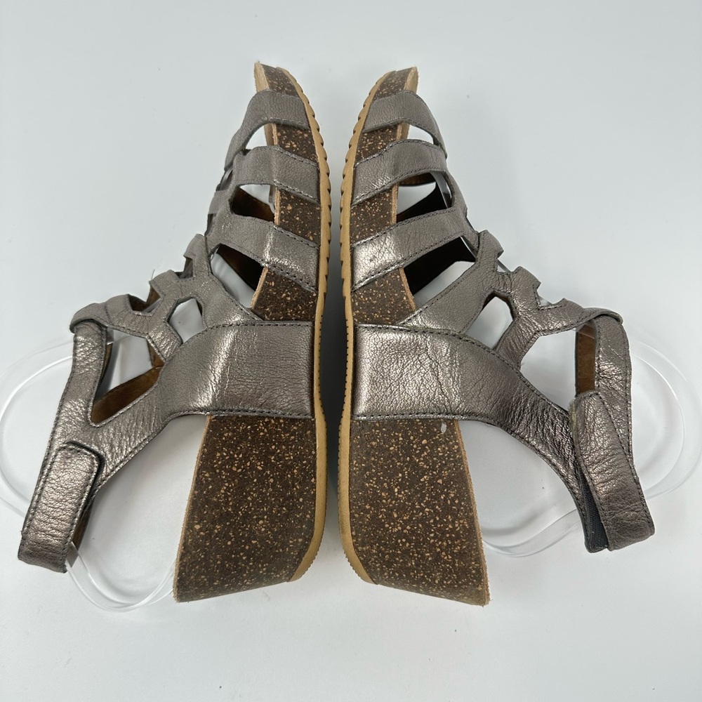 Dansko Selina Gladiator Sandals Metallic Leather Women's 41 - Picture 7 of 16